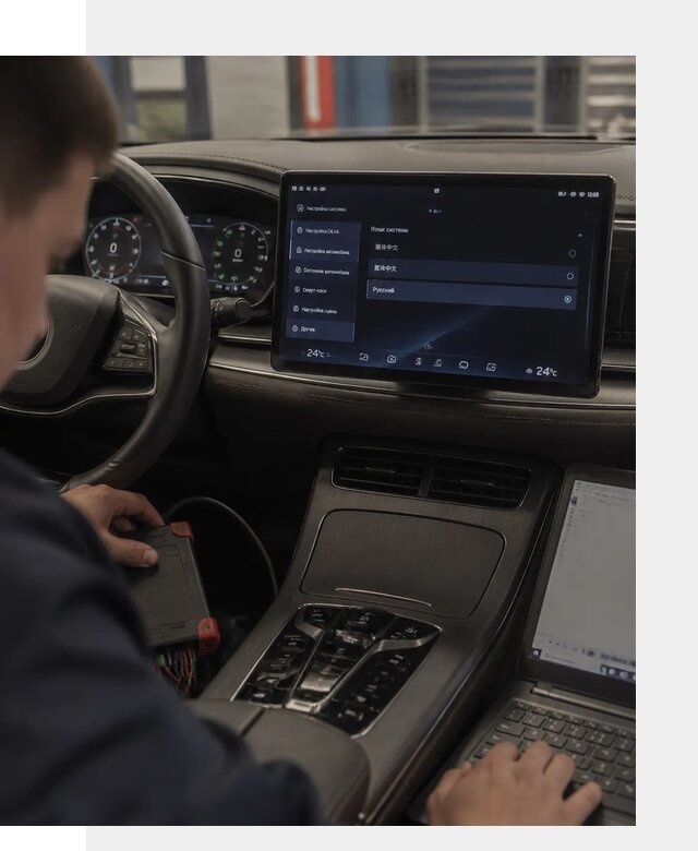 Русификация автомобиля BYD HAN для эксплуатации в Нижнеудинске
